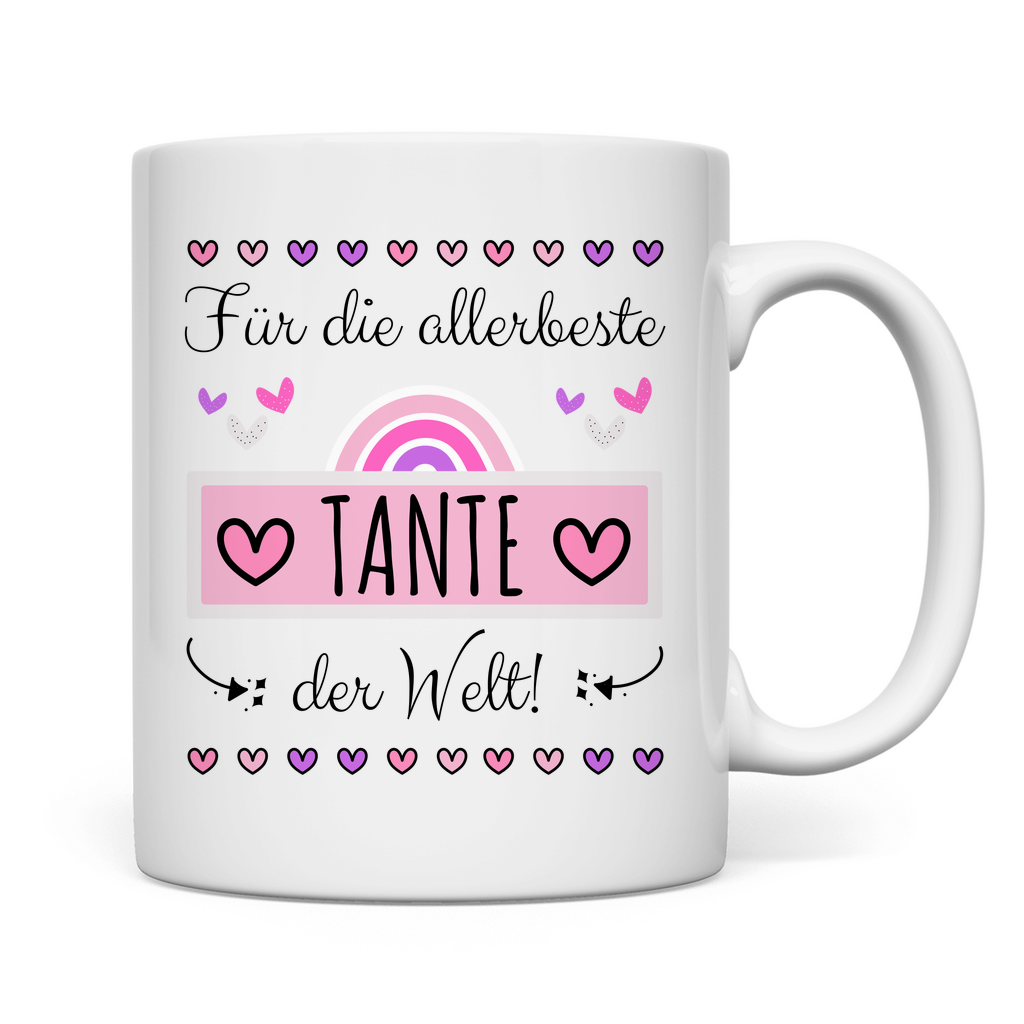 Tasse "Für die allerbeste Tante der Welt!"