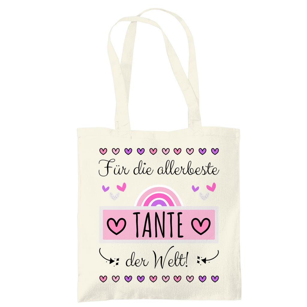 Tragetasche "Für die allerbeste Tante der Welt!"