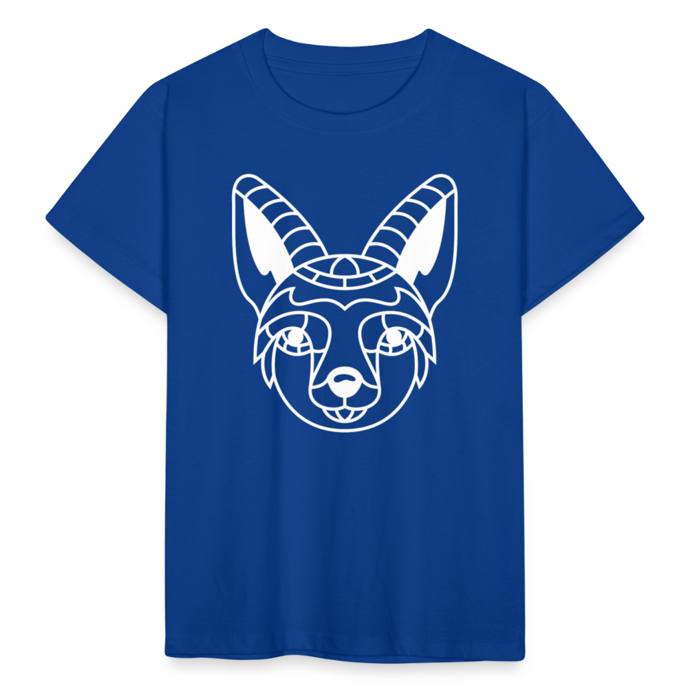 Kinder T-Shirt "Simpler Fuchs" - Royalblau