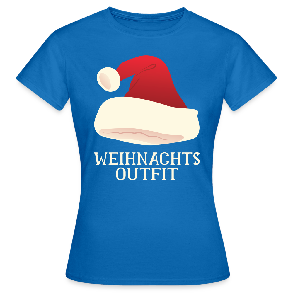 Frauen T-Shirt "Weihnachts-Outfit" - Royalblau