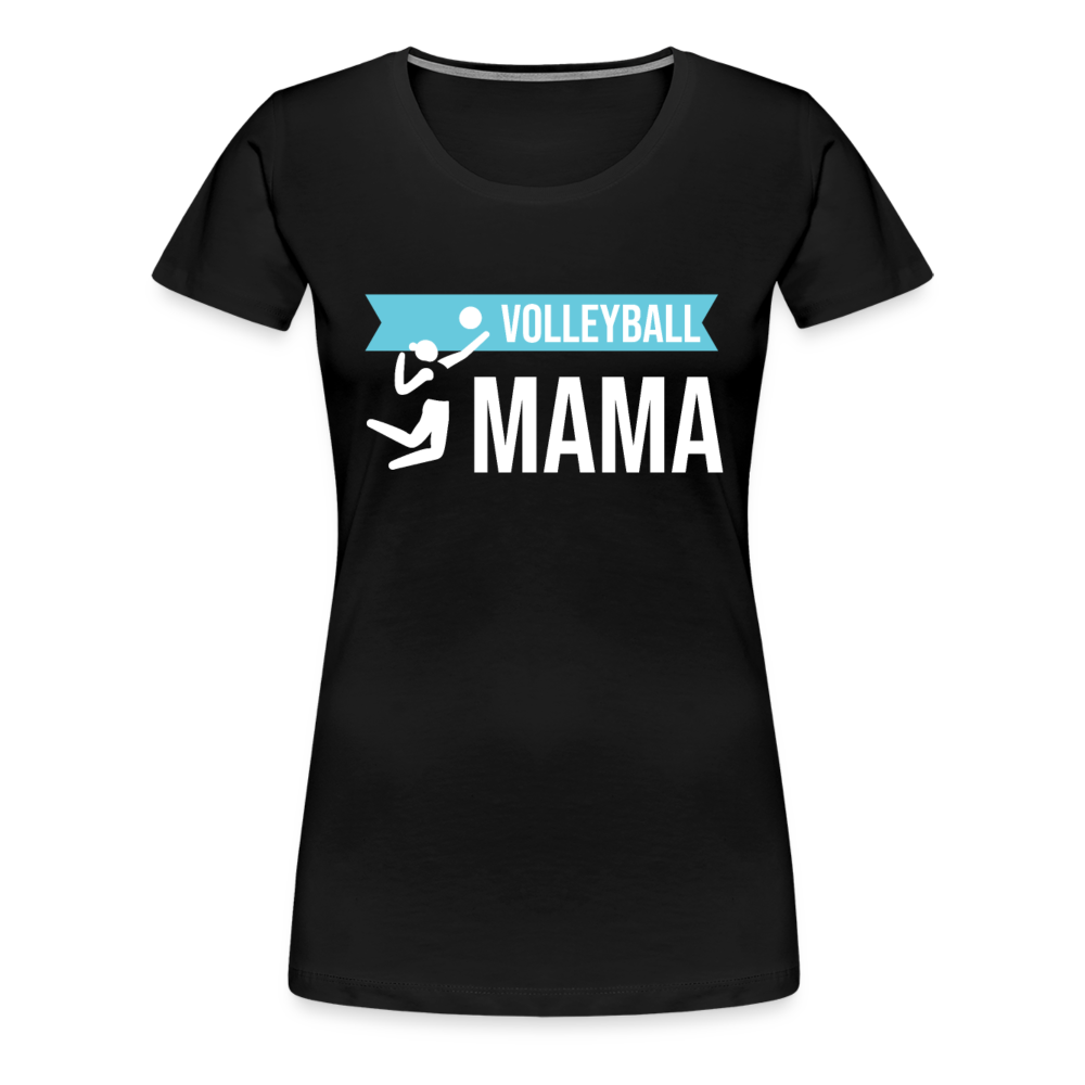 Frauen T-Shirt "Volleyball Mama" - Schwarz