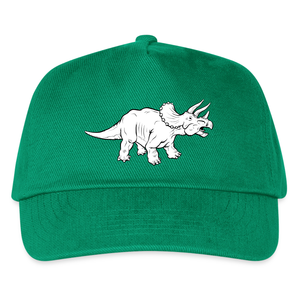 Kinder Basecap "Triceratops Dinosaurier" - Grün