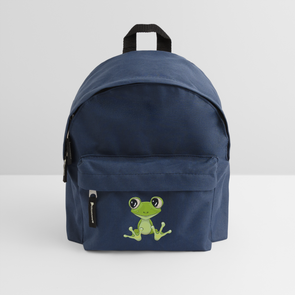 Kinder Rucksack "Niedlicher Frosch" - Navy