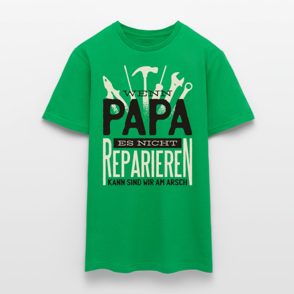 Männer T-Shirt "Wenn Papa es nicht reparieren kann..." - Kelly Green