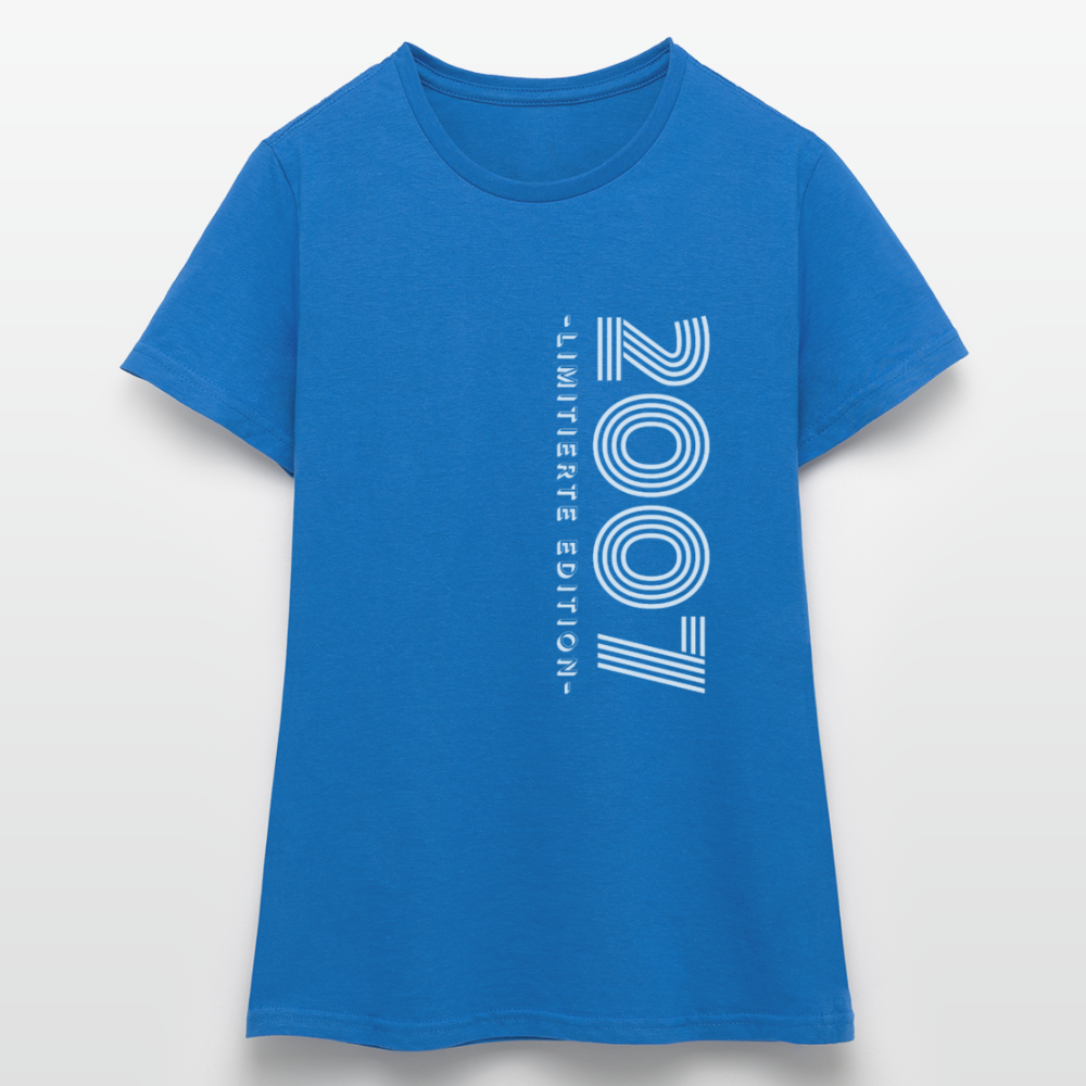 Frauen T-Shirt "2007 - Limitierte Edition" - Royalblau
