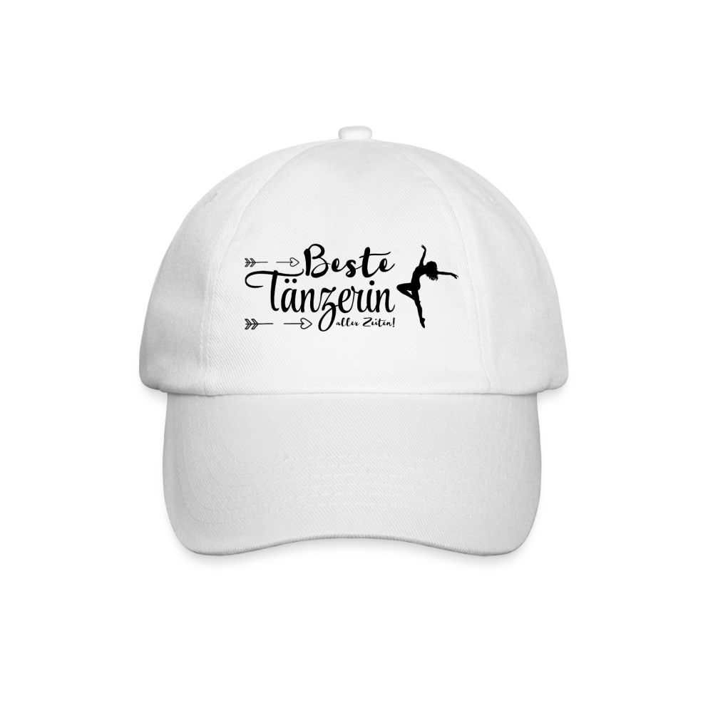 Baseballkappe "Beste Tänzerin aller Zeiten" - Weiß/Weiß