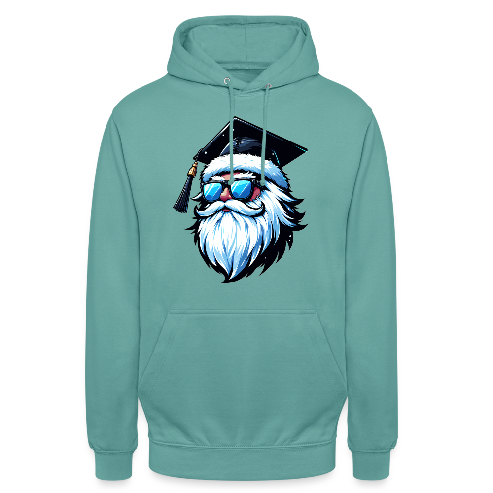 Unisex Hoodie "Weihnachtsabsolvent" - Pastelltürkis