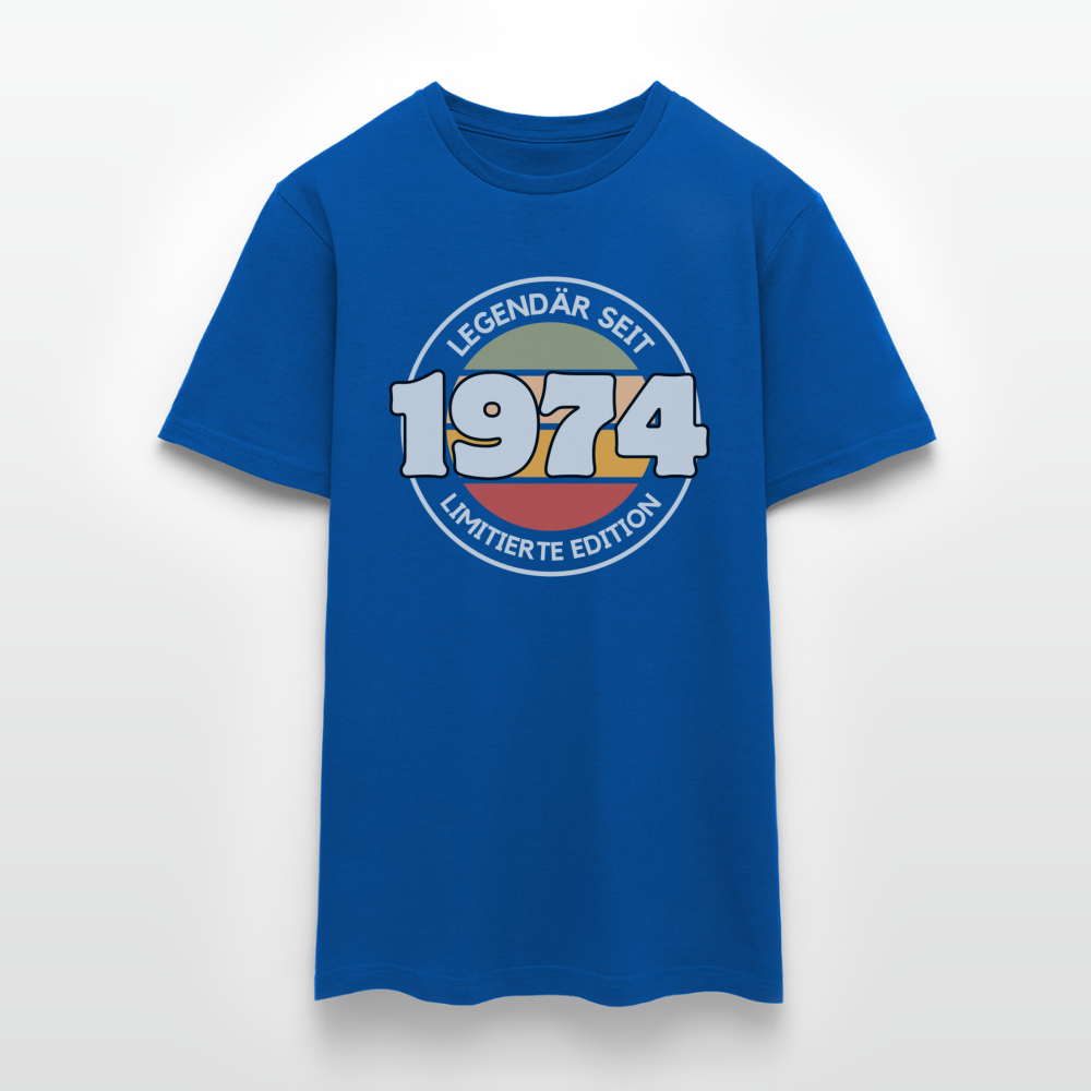 Männer T-Shirt "Legendär seit 1974 - Limitierte Edition" - Royalblau