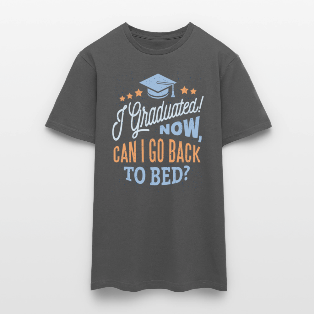 Männer T-Shirt "I graduated" - Anthrazit