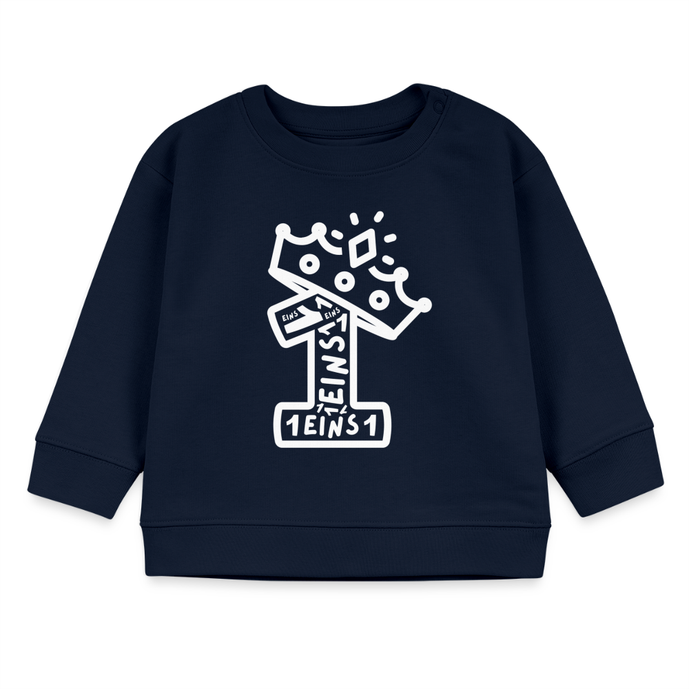 Geburtstagspullover "1. Geburtstag" (Viele Einsen) - Navy