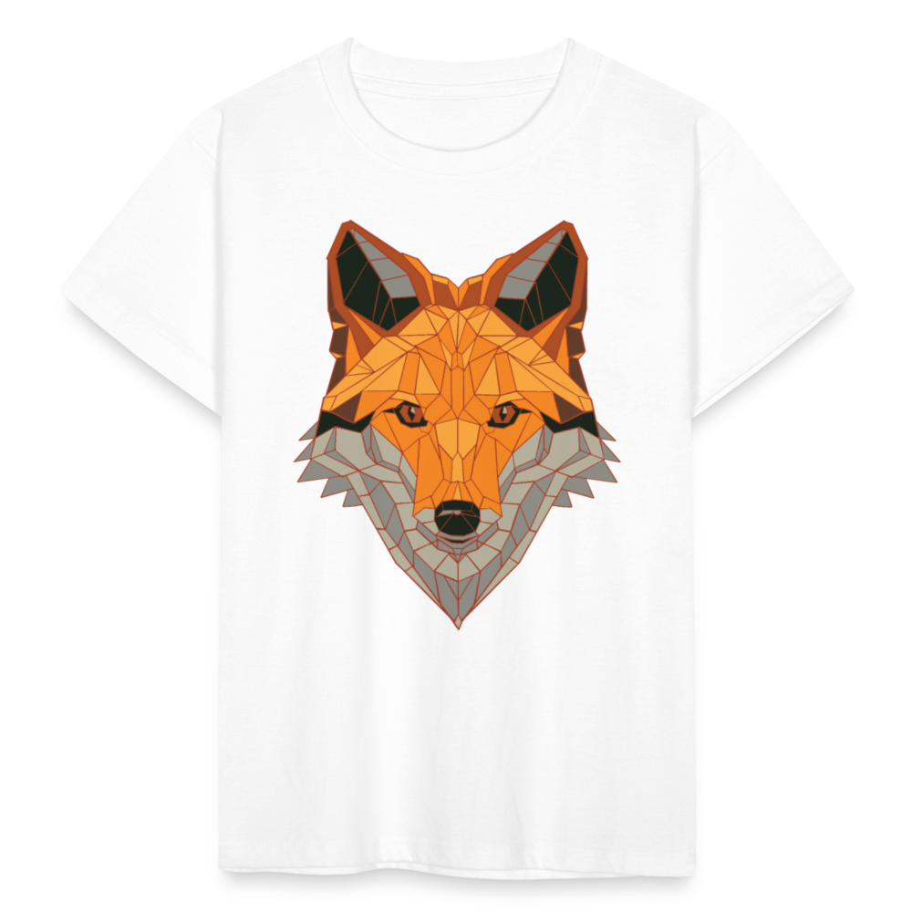 Kinder T-Shirt "Fuchskopf" - Weiß