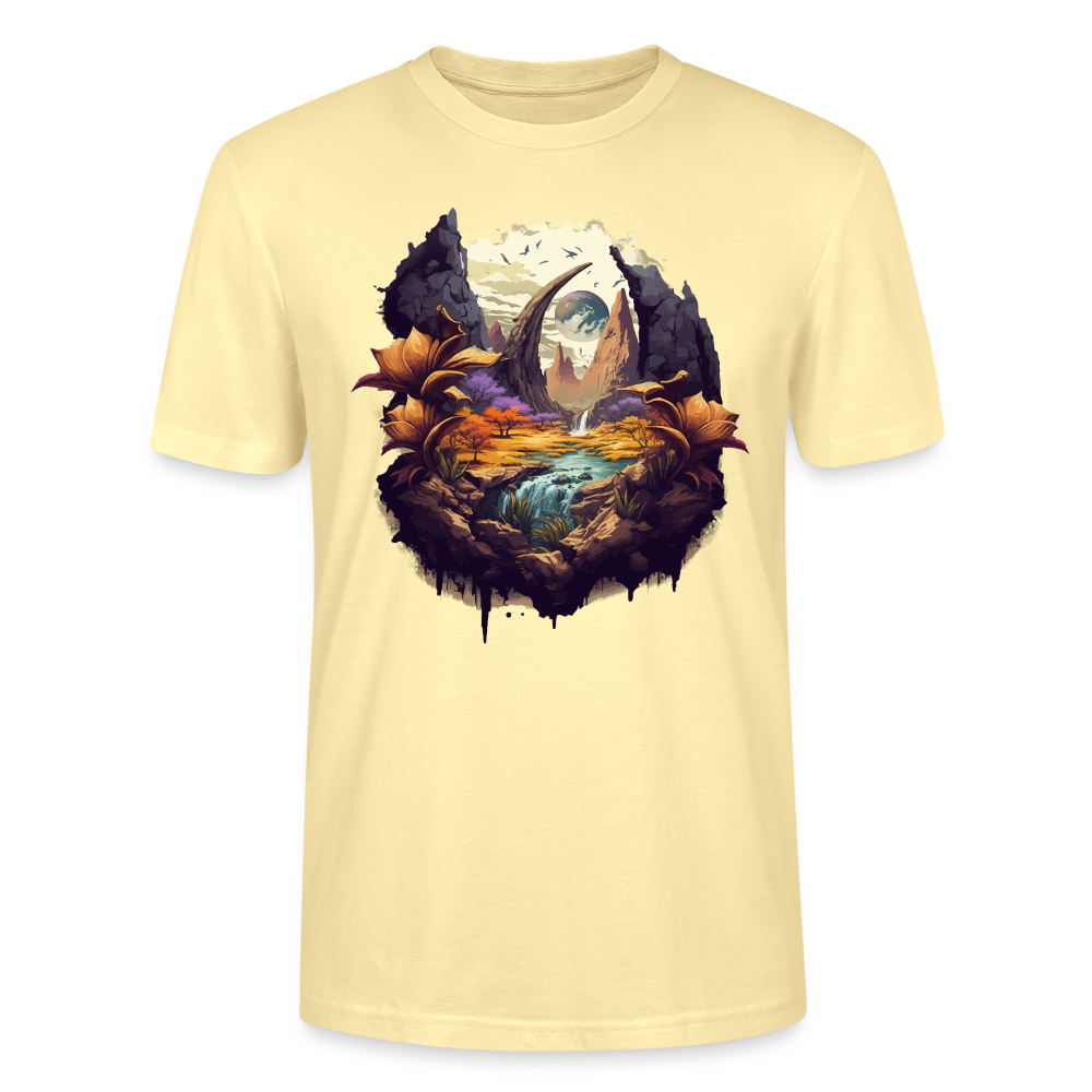 Unisex Bio-T-Shirt "Natur Landschaft" - Creme