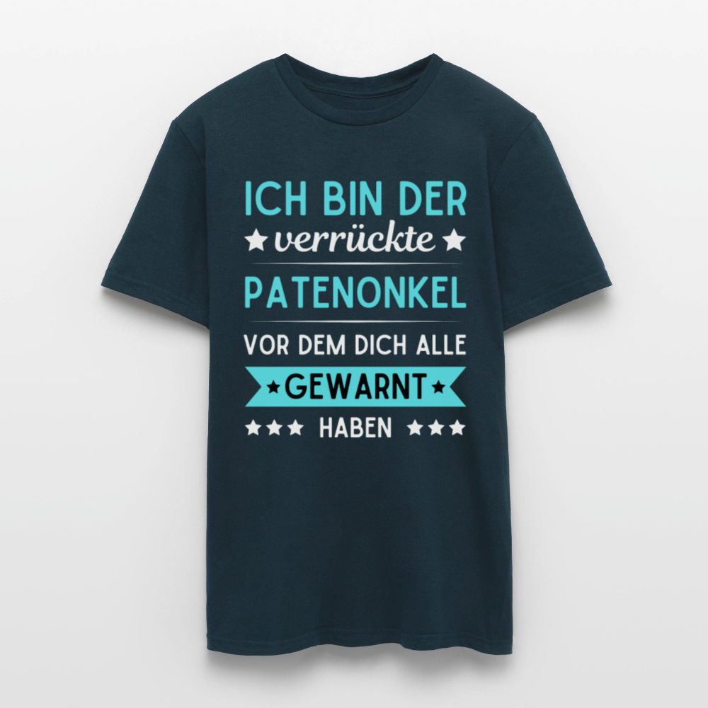 Männer T-Shirt "Ich bin der verrückte Patenonkel..." - Navy