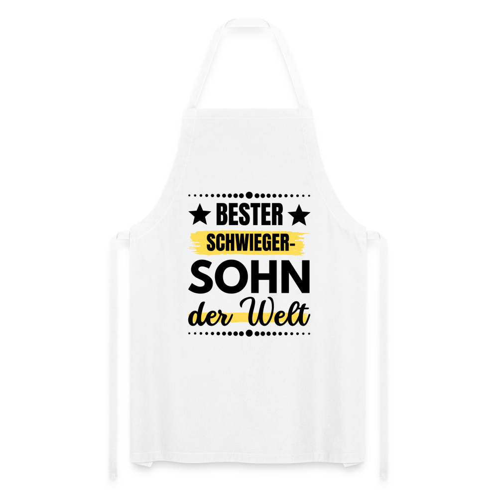 Kochschürze "Bester Schwiegersohn der Welt" - Weiß
