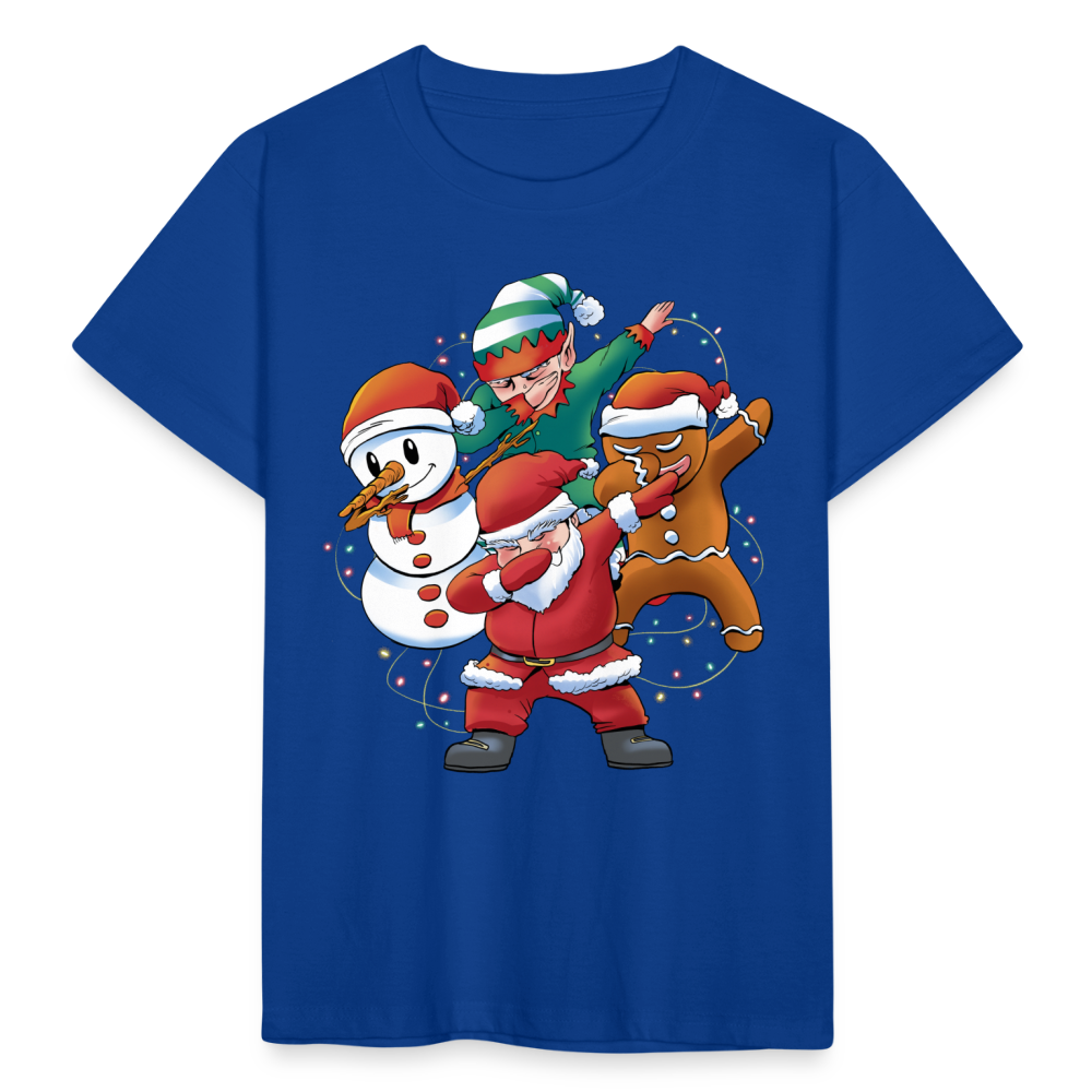 Kinder T-Shirt Weihnachten - Royalblau