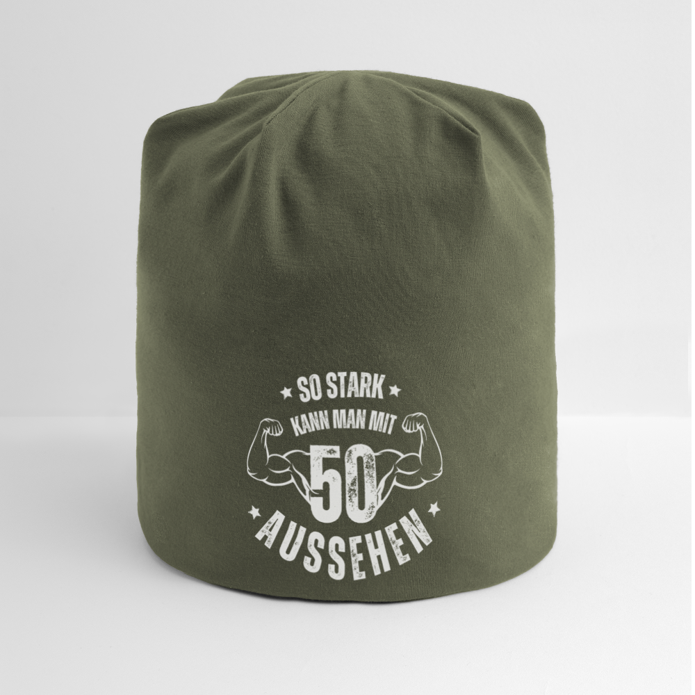 Mütze "So stark kann man mit 50 aussehen" - Olive