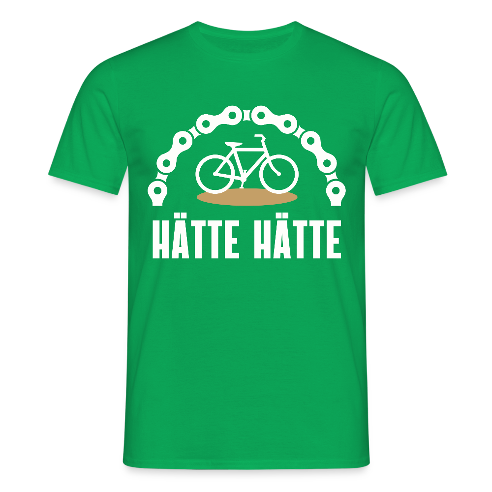 Männer T-Shirt "Hätte Hätte Fahrradkette" - Kelly Green