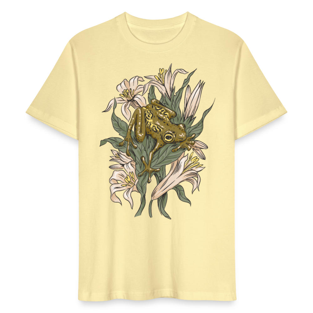 Unisex Bio-T-Shirt "Frosch in der Natur" - Creme