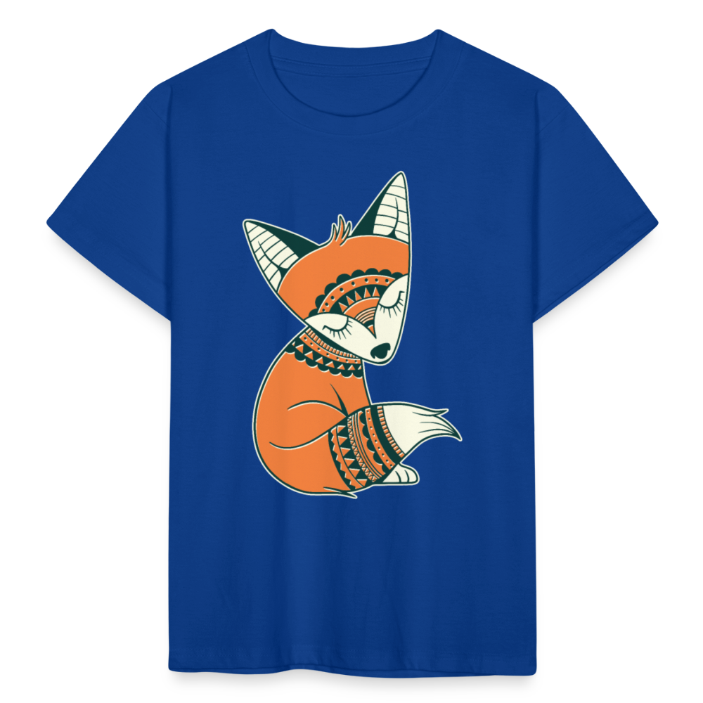 Kinder T-Shirt "Toller Fuchs" - Royalblau