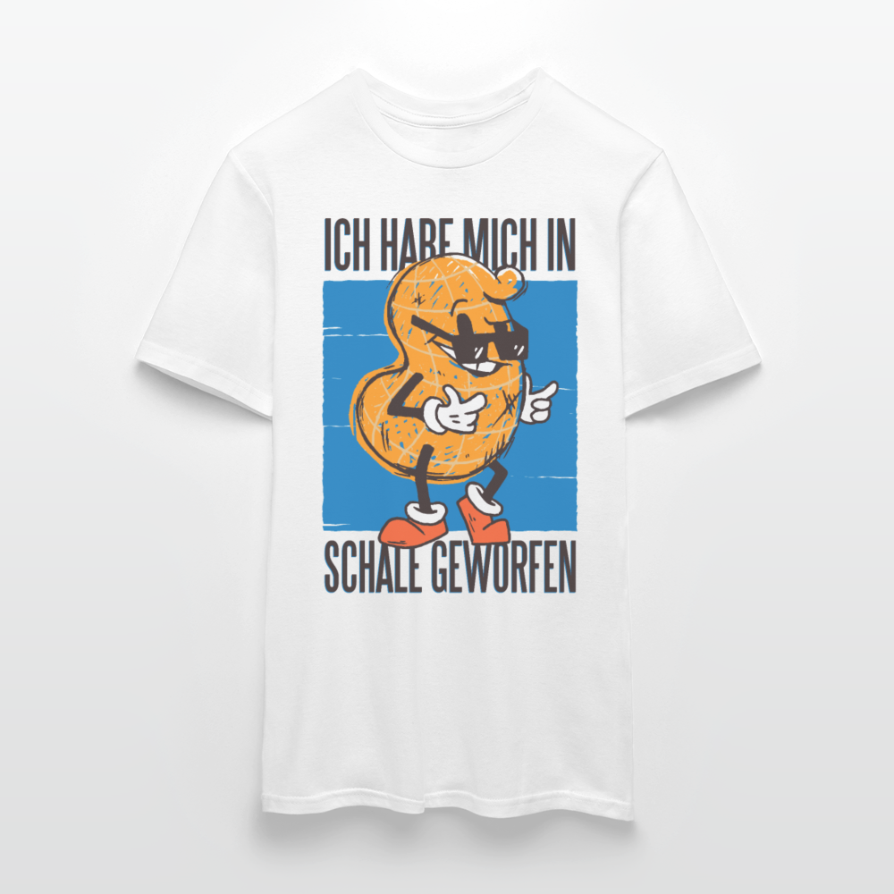 Männer T-Shirt "Ich habe mich in Schale geworfen" - Weiß