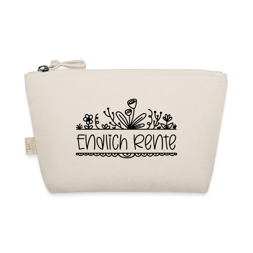Täschchen "Endlich Rente" (Blumenmotiv) - Natur