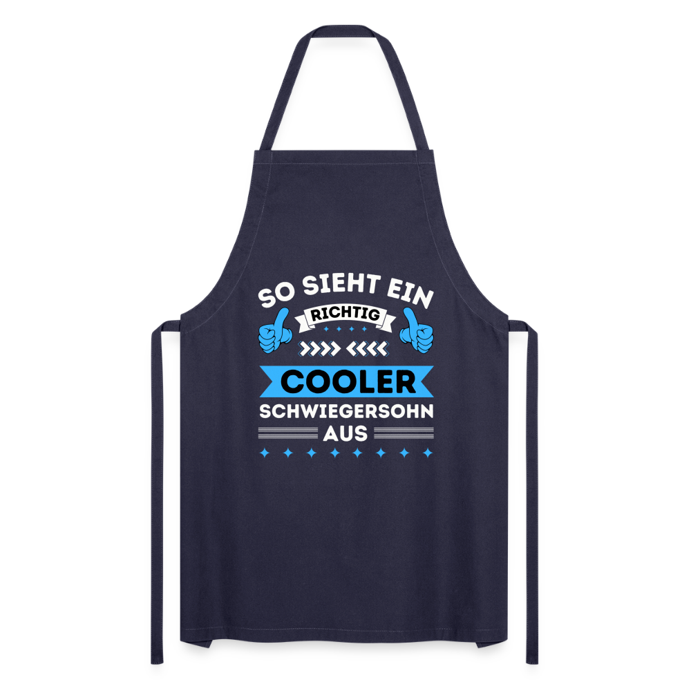 Kochschürze "So sieht ein richtig cooler Schwiegersohn aus" - Navy