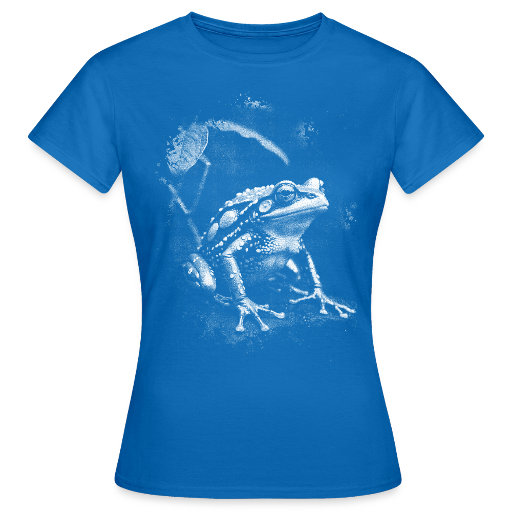 Frauen T-Shirt "Frosch Natur" - Royalblau