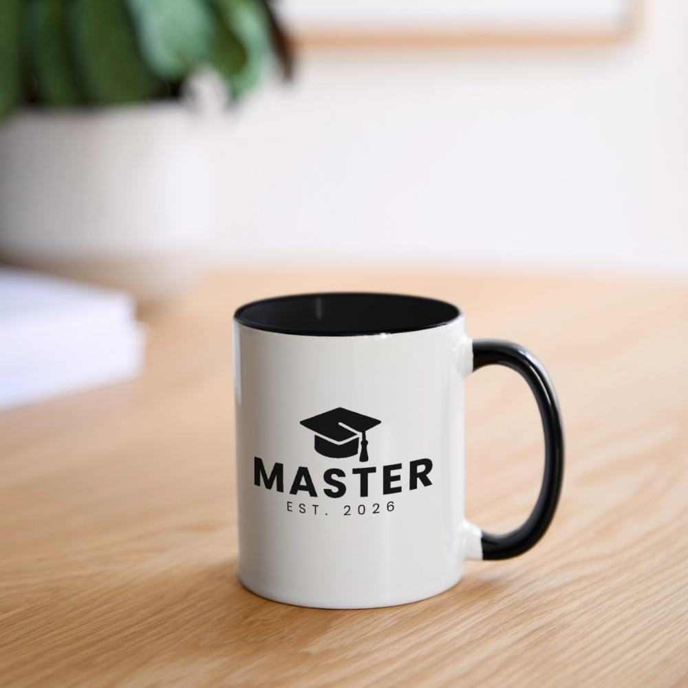 Tasse "Master - 2026" - Weiß/Schwarz