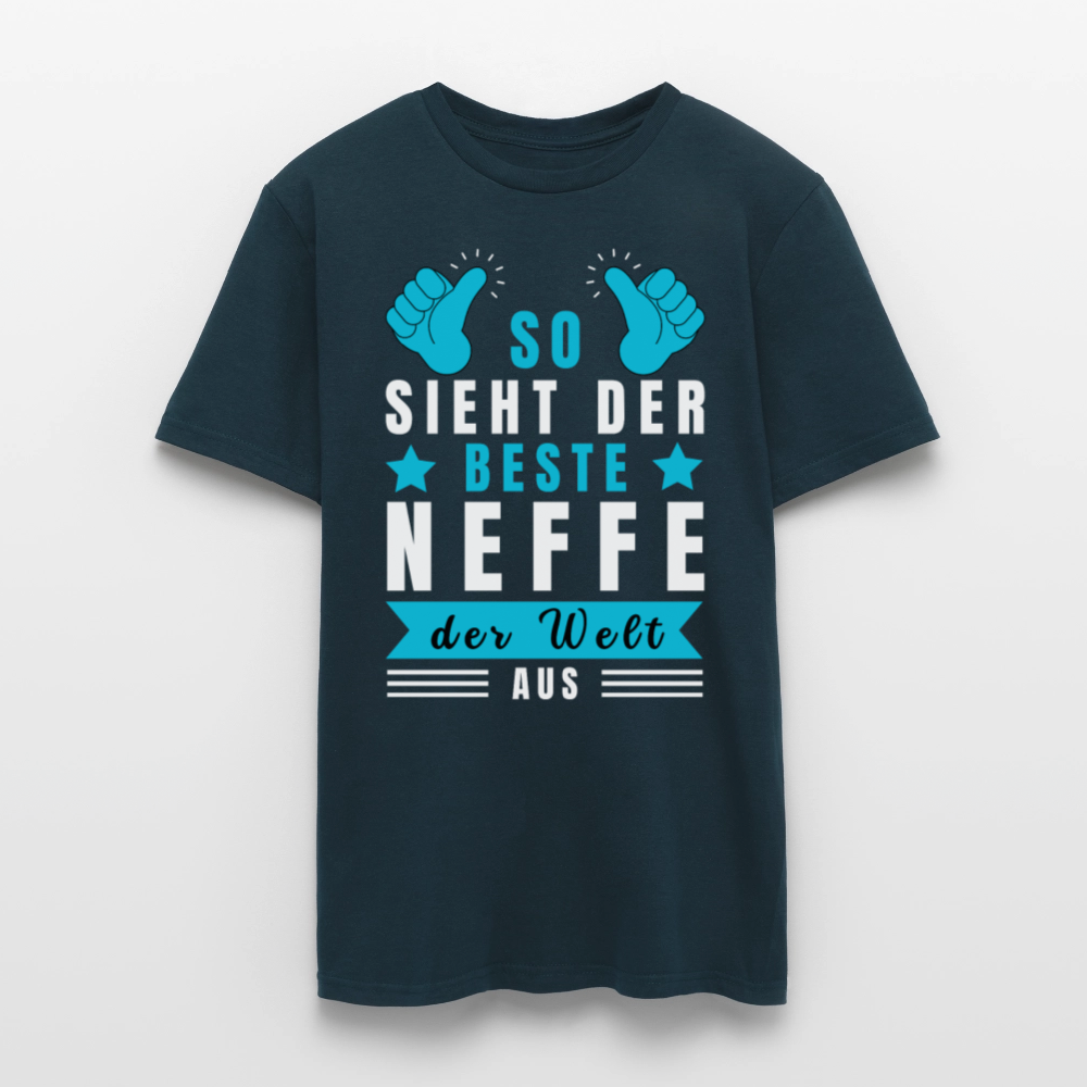 Männer T-Shirt "So sieht der beste Neffe der Welt aus" - Navy