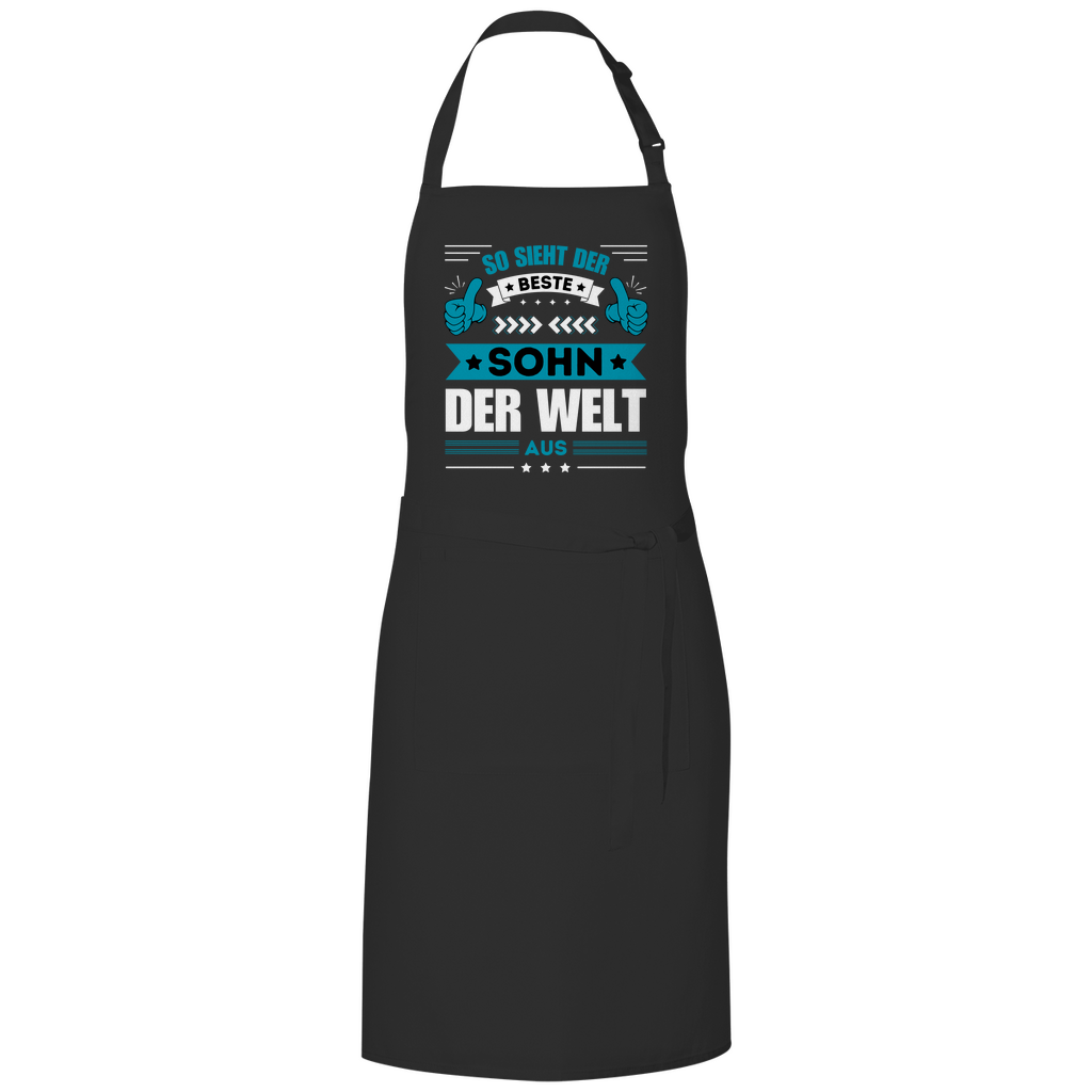 Grillschürze "So sieht der beste Sohn der Welt aus"