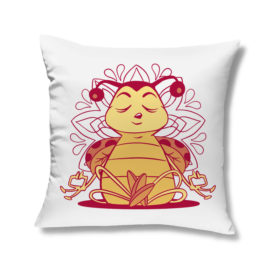 Sofakissen "Meditierender Marienkäfer"