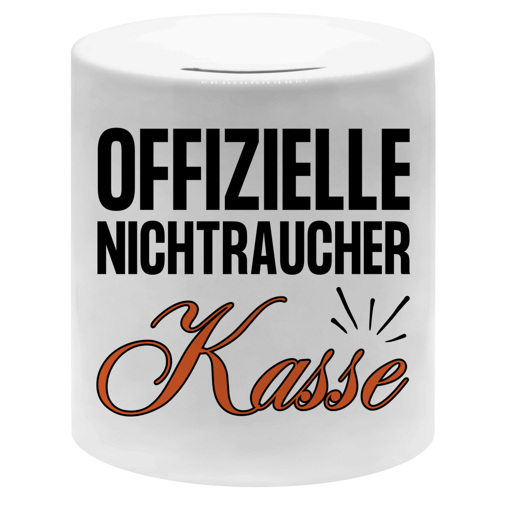 Spardose "Offizielle Nichtraucher Kasse"