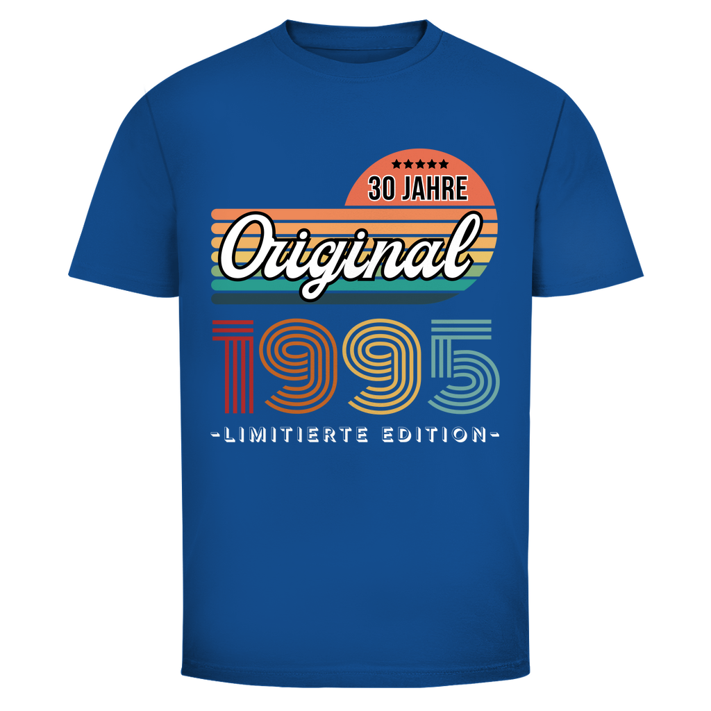 Herren T-Shirt "30 Jahre Original 1995" blau