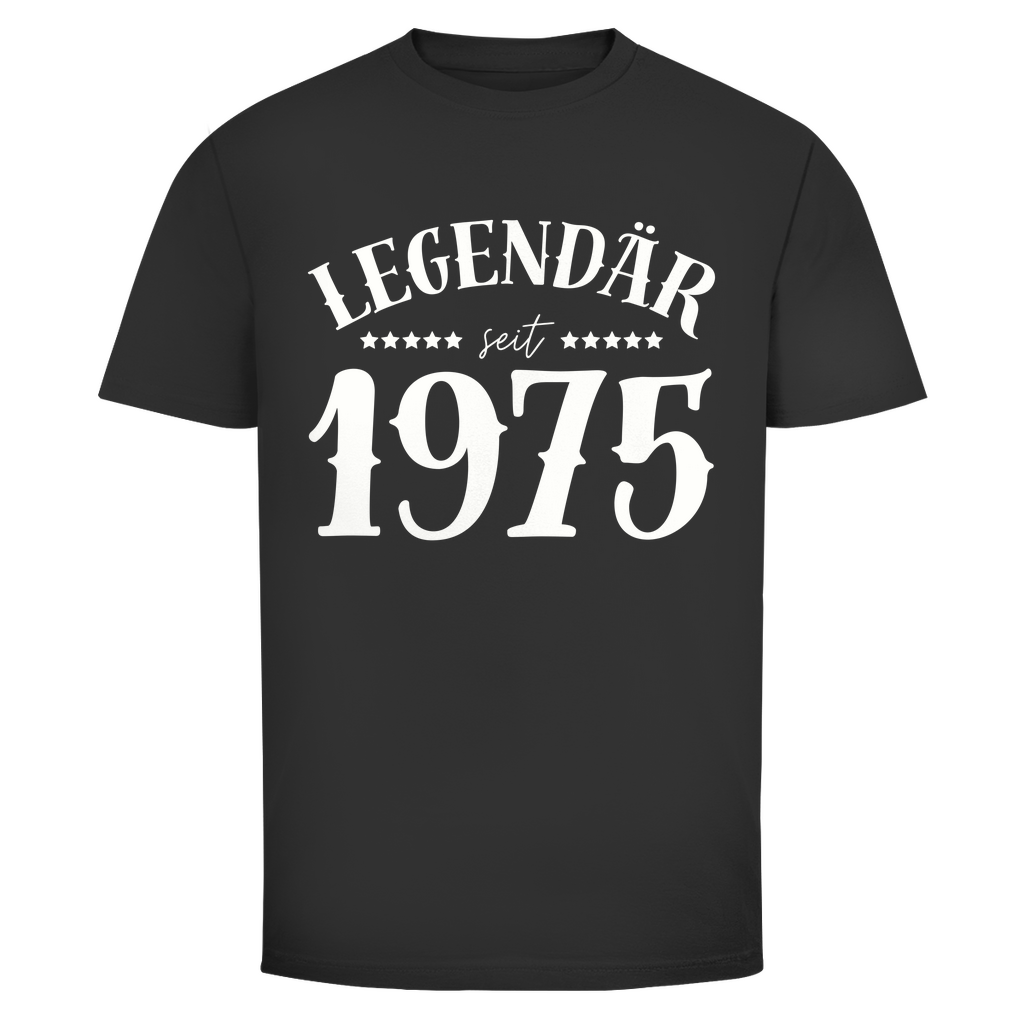Herren T-Shirt "Legendär seit 1975" schwarz