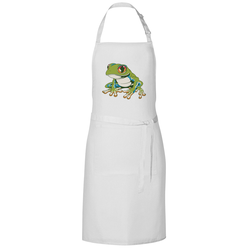 Grillschürze "Frosch mit roten Augen"