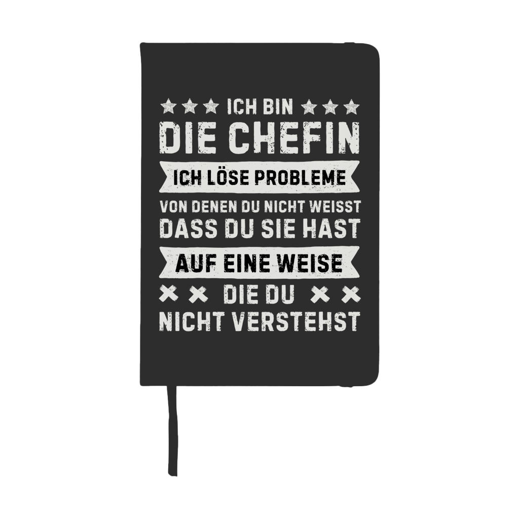 Notizbuch "Ich bin die Chefin - Ich löse Probleme"