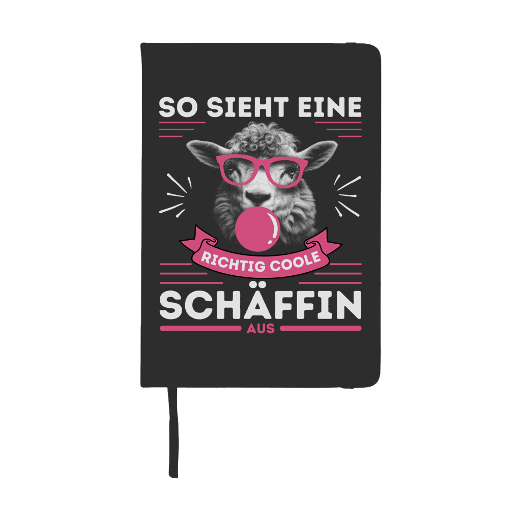Notizbuch "So sieht eine richtig coole Schäffin aus"
