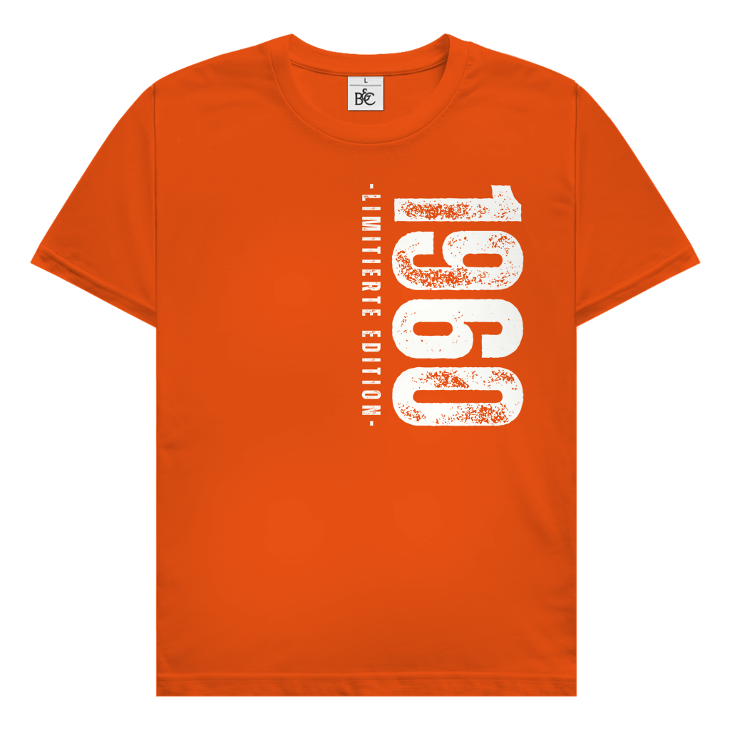 Herren T-Shirt "1960 - Limitierte Edition" Orange