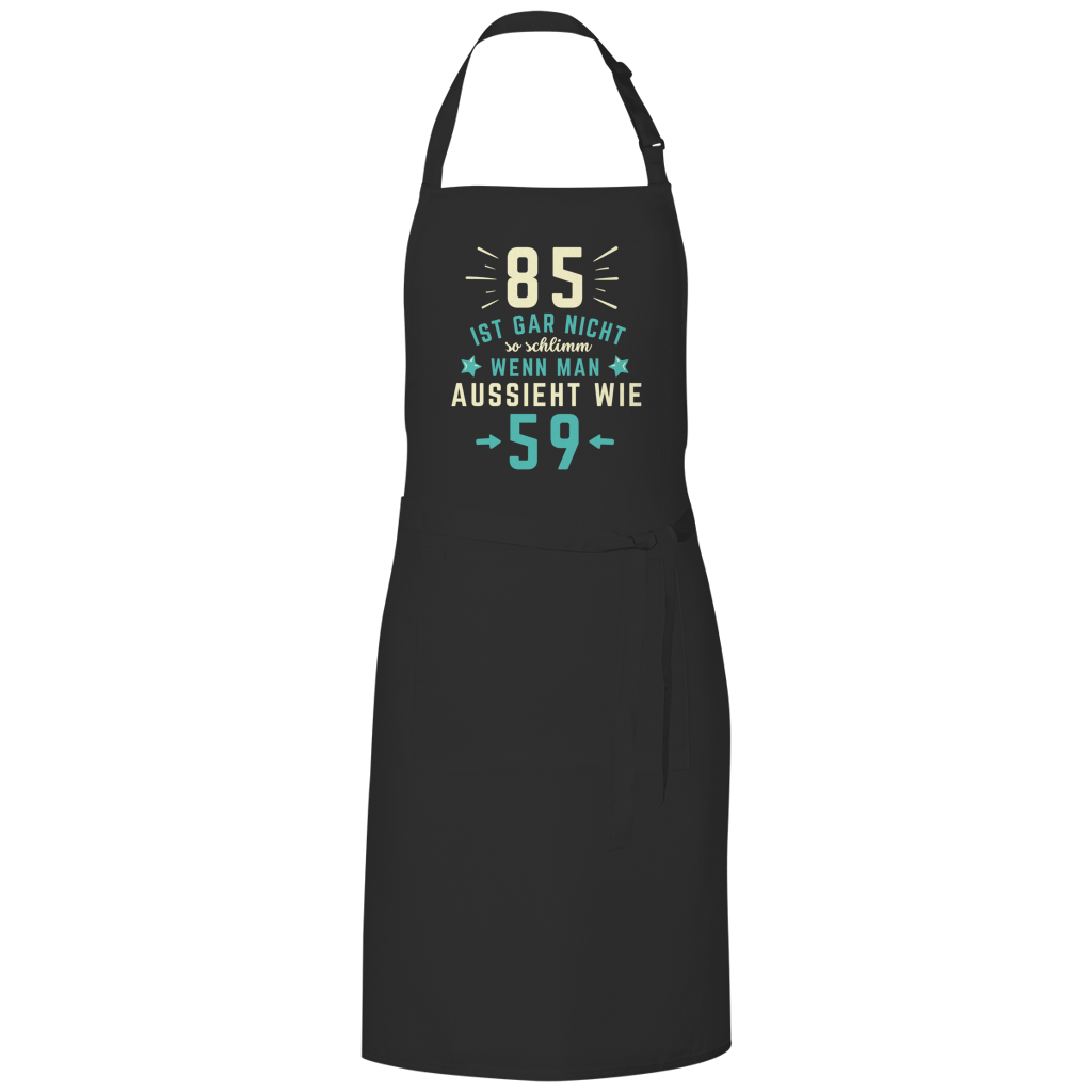 Grillschürze "85 ist gar nicht so schlimm"