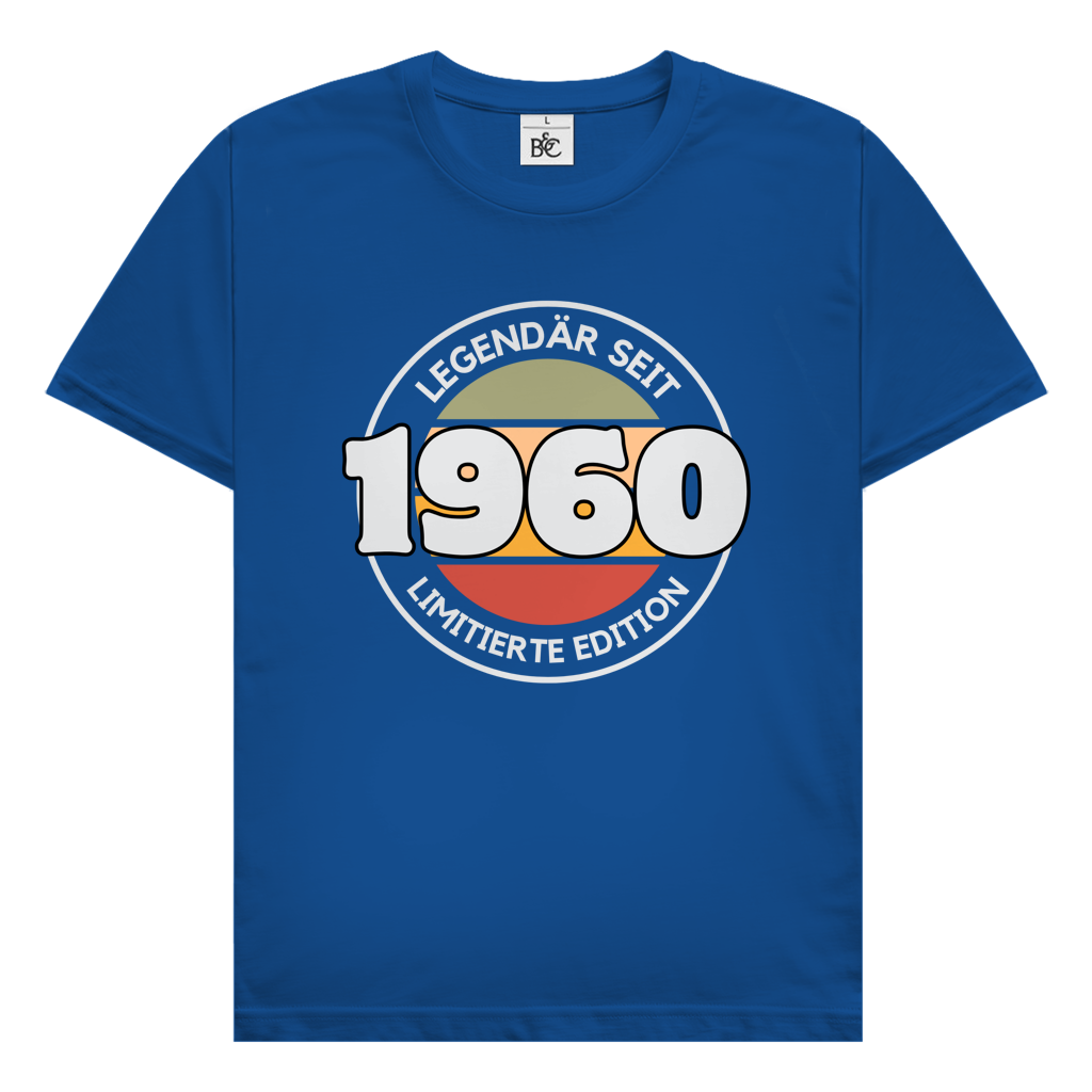 Herren T-Shirt "Legendär seit 1960, Limitierte Edition" blau