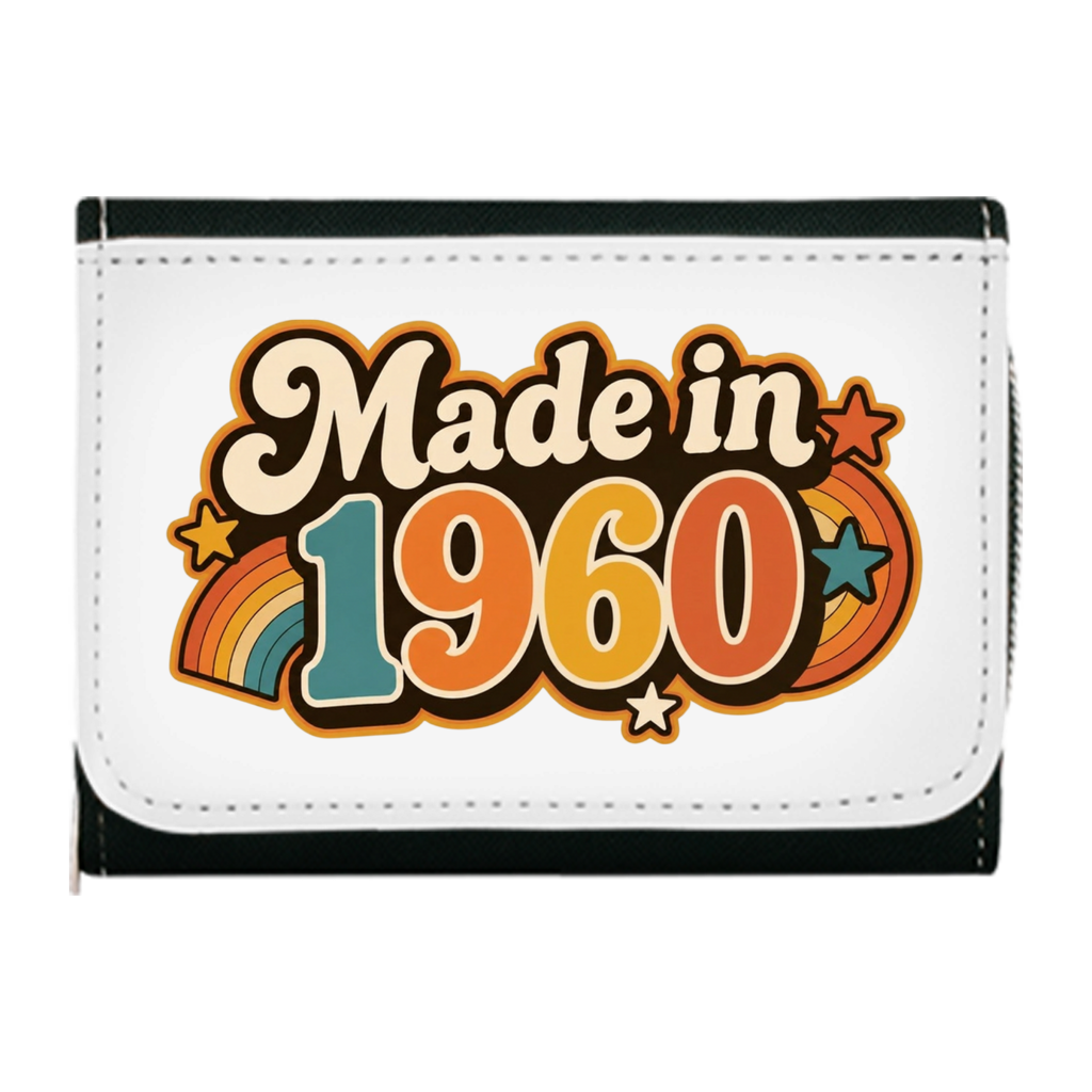 Geldbörse "Made in 1960" (Retro-Motiv)