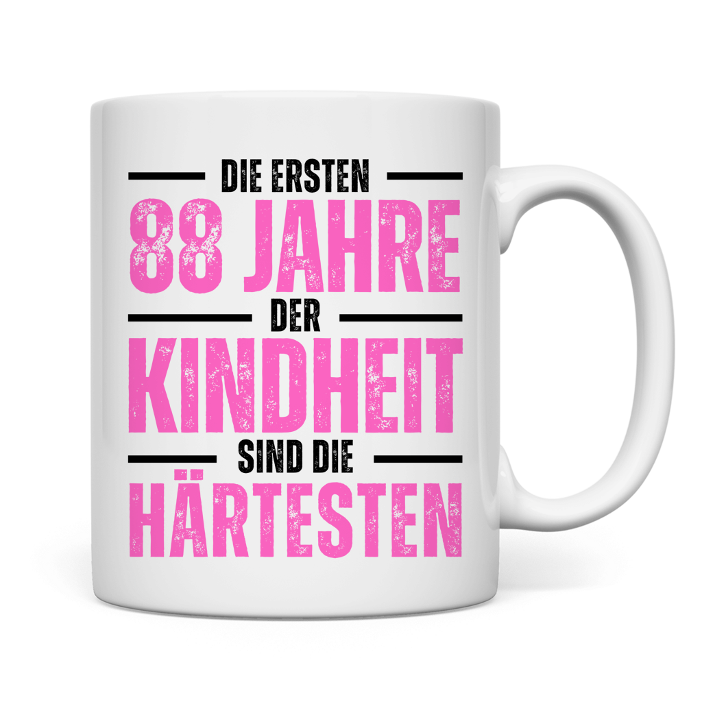 Tasse "Die ersten 88 Jahre der Kindheit"