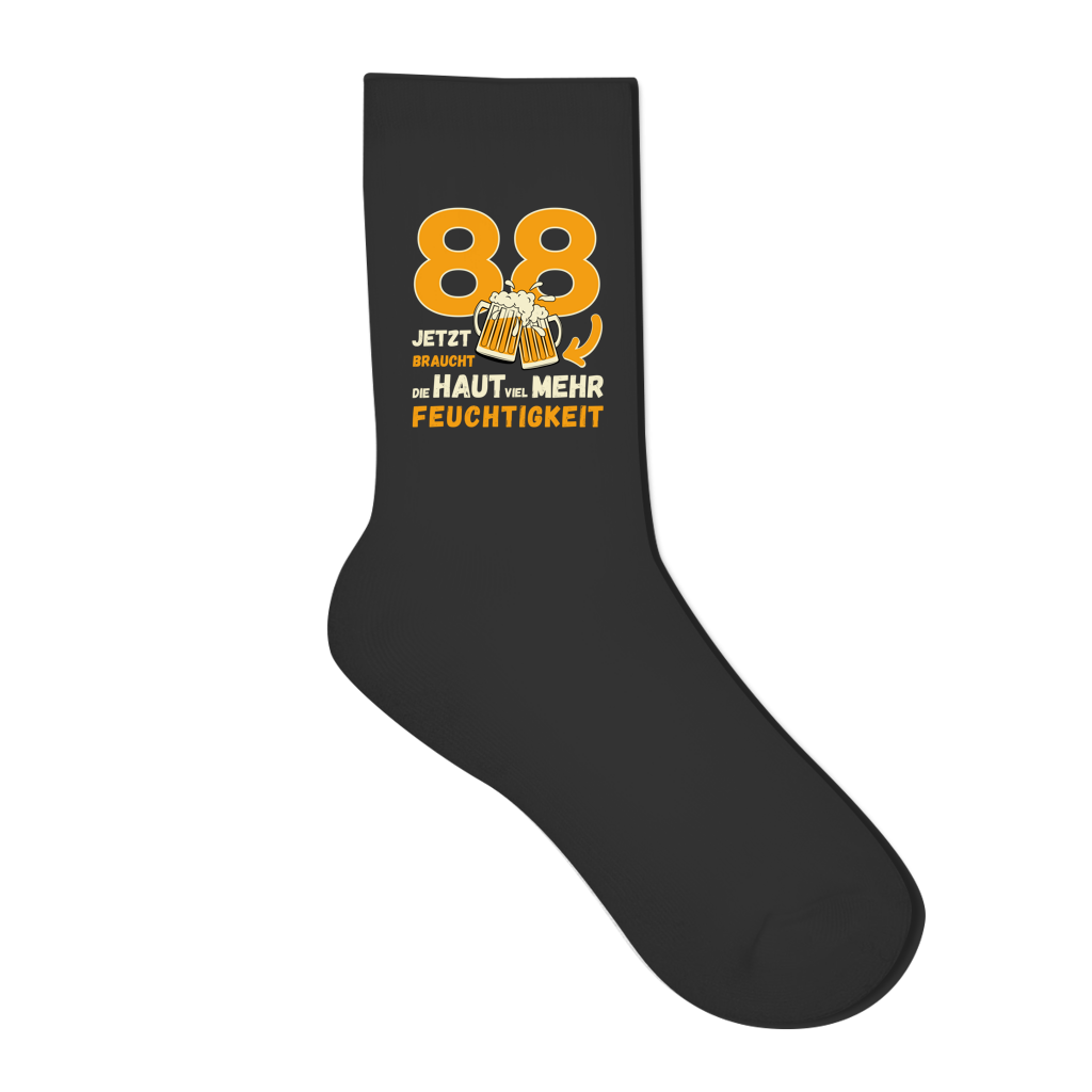 Socken "88 - jetzt braucht die Haut mehr Feuchtigkeit"