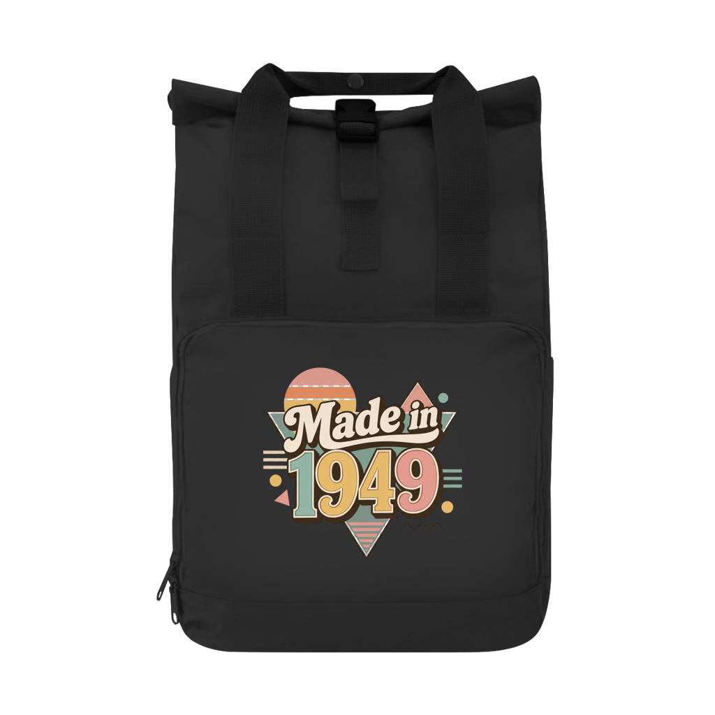 Rucksack "Made in 1949" (Retro-Motiv)