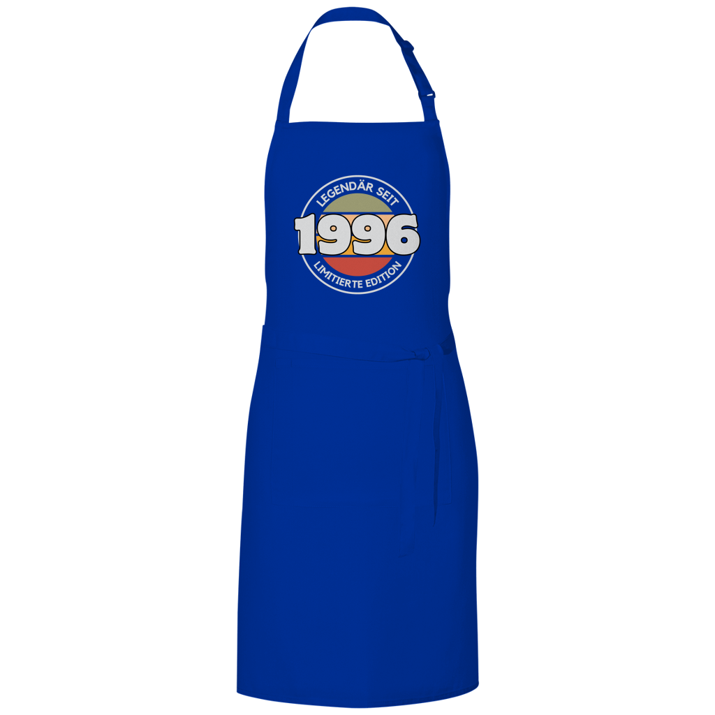Grillschürze "Legendär seit 1996 - Limitierte Edition" blau