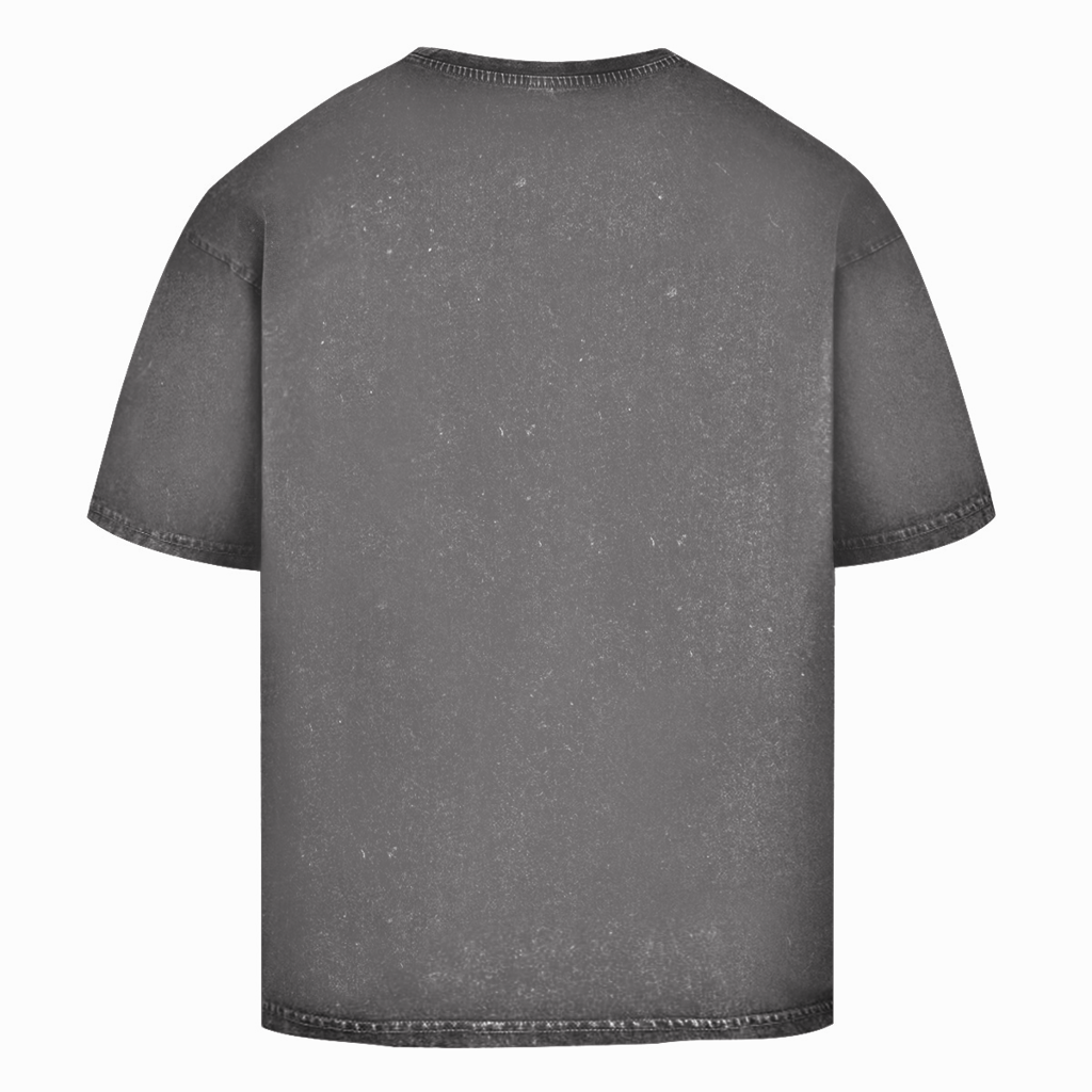 Oversize Washed T-Shirt "Frosch mit roten Augen"