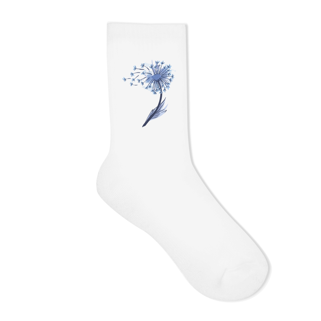 Socken "Pusteblume im Wasserfarben-Stil"