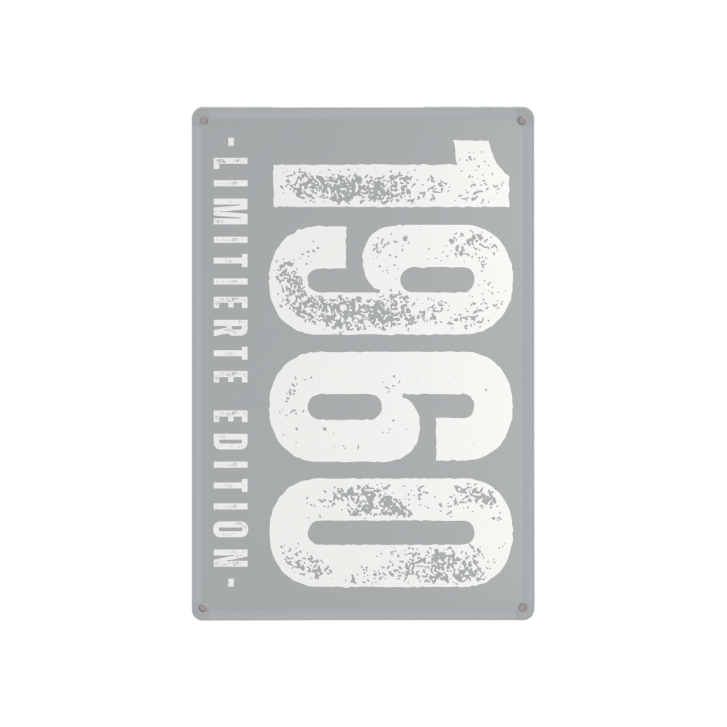 Blechschild "1960 - Limitierte Edition"