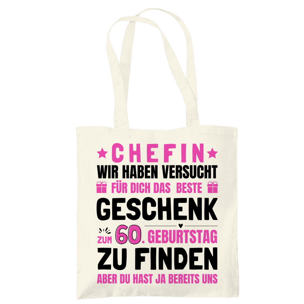 Geschenk Chefin 60. Geburtstag Tasche