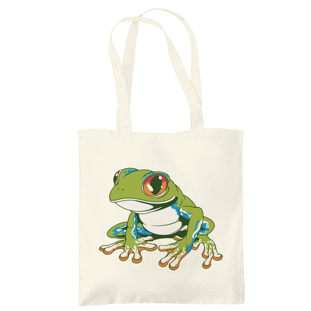 Tragetasche "Frosch mit roten Augen"